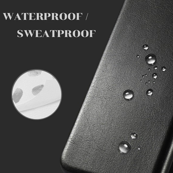 CaseUp Apple iPhone SE 2022 Kılıf Leather Woven Kılıf Siyah 5
